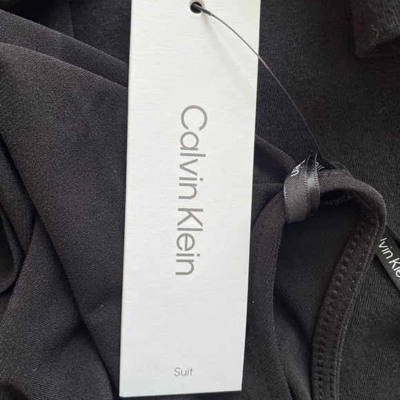 NWT Calvin Klein Black Tank Blouse, XL - Picture 7 of 7